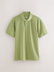MOSS Grønn - Vanlig passform - Kortermet Pique Poloskjorter - Bilde 5 av 7
