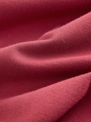 Red Regular Fit Long-Sleeve Pique Polo Shirt - Image 2 of 3