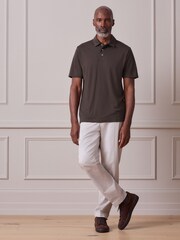 Brown Signature Merino Wool Rich N. Premium Polo Shirt - Image 2 of 7