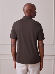 Brown Signature Merino Wool Rich N. Premium Polo Shirt - Image 3 of 7