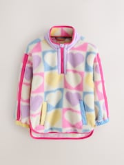 Little Bird by Jools Oliver Heart Colourblock Borg Jacket - Image 1 of 7