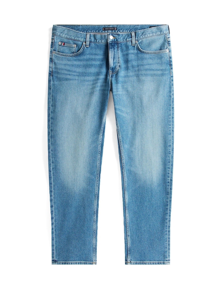Tommy Hilfiger Blue Plus Mid Rise Straight Jeans - Image 4 of 4