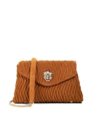 Dune London Brown Darling Bug Quilt Shoulder Bag - Image 1 of 5