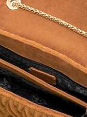 Dune London Brown Darling Bug Quilt Shoulder Bag - Image 4 of 5