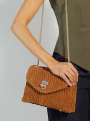 Dune London Brown Darling Bug Quilt Shoulder Bag - Image 5 of 5