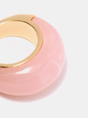 Mint Velvet Pink Statement Ring - Image 3 of 3