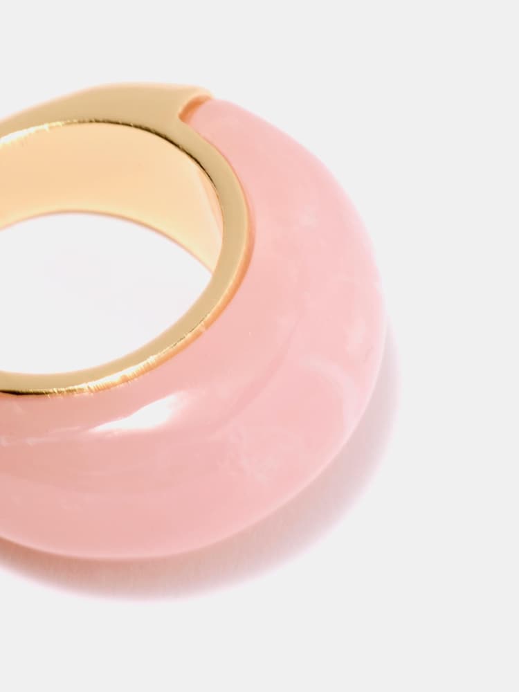 Mint Velvet Pink Statement Ring - Image 3 of 3