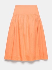 Mint Velvet Orange Drop Waist Maxi Skirt - Image 7 of 8