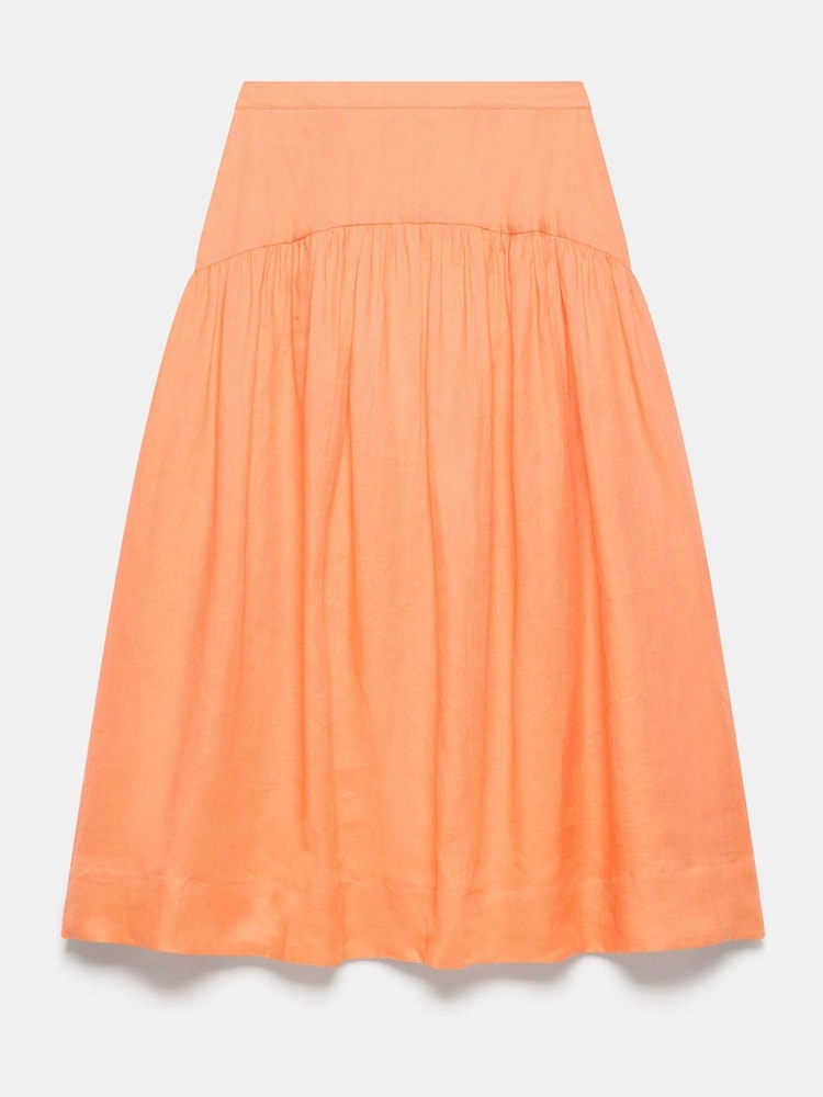 Mint Velvet Orange Drop Waist Maxi Skirt - Image 8 of 8