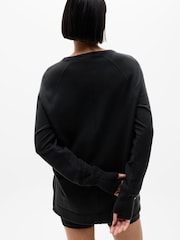 Athleta Black Coaster Luxe Recover Sweatshirt - Image 3 of 5