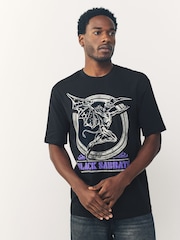 Black Sabbath Black Relaxed Fit Band Graphic Print T-Shirt - Image 3 of 8