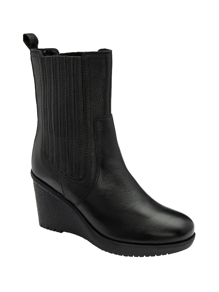 Ravel Black Ankle Boots - Image 1 of 4
