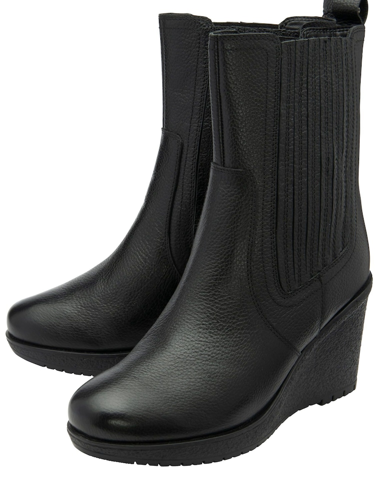 Ravel Black Ankle Boots - Image 2 of 4