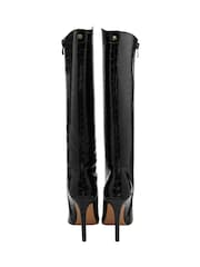 Ravel Black Knee Boots - Image 3 of 4
