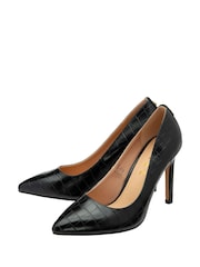 Ravel Black Court Shoes - Image 2 of 4