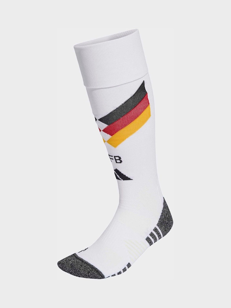 adidas White Germany 26 Home Socks - Image 1 of 3