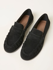 FatFace Black Suede Loafer Flat - Image 4 of 4