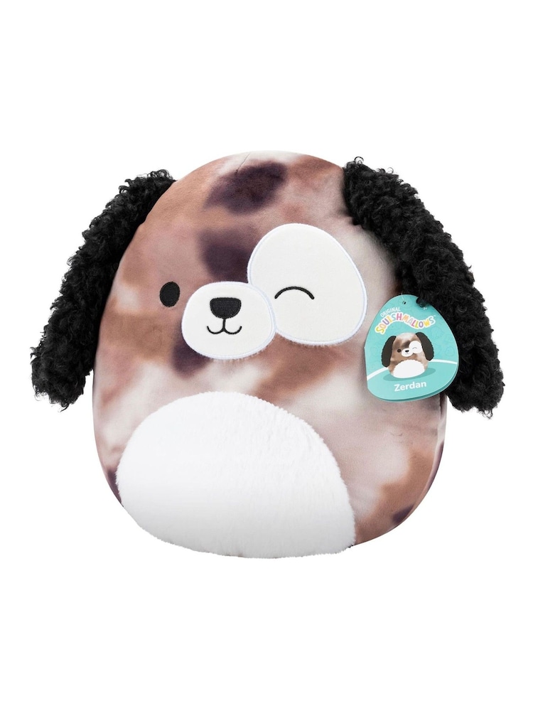 Jazawares 12 Squishmallows  Zerdan  Brown Marbled Dog With Winking Eye - Image 6 of 6