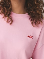 self. Bright Pink Short Sleeve Pyjamas - Image 6 of 7