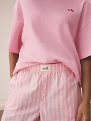 self. Bright Pink Short Sleeve Pyjamas - Image 7 of 7