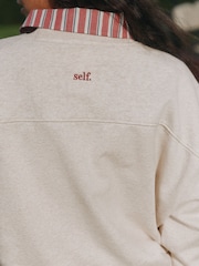 self. Oatmeal Sweatshirt - Image 6 of 11