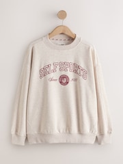 self. Oatmeal Sweatshirt - Image 8 of 11