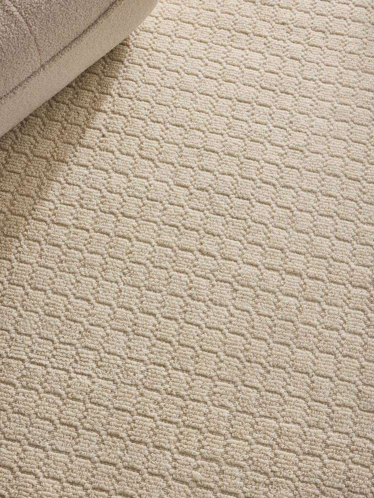 Buy Cream Scandi Texture Rug from Next Ireland