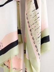 Leopard Placement Lightweight Scarf - Image 2 of 3