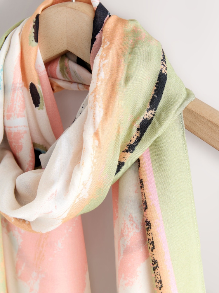 Leopard Placement Lightweight Scarf - Image 3 of 3