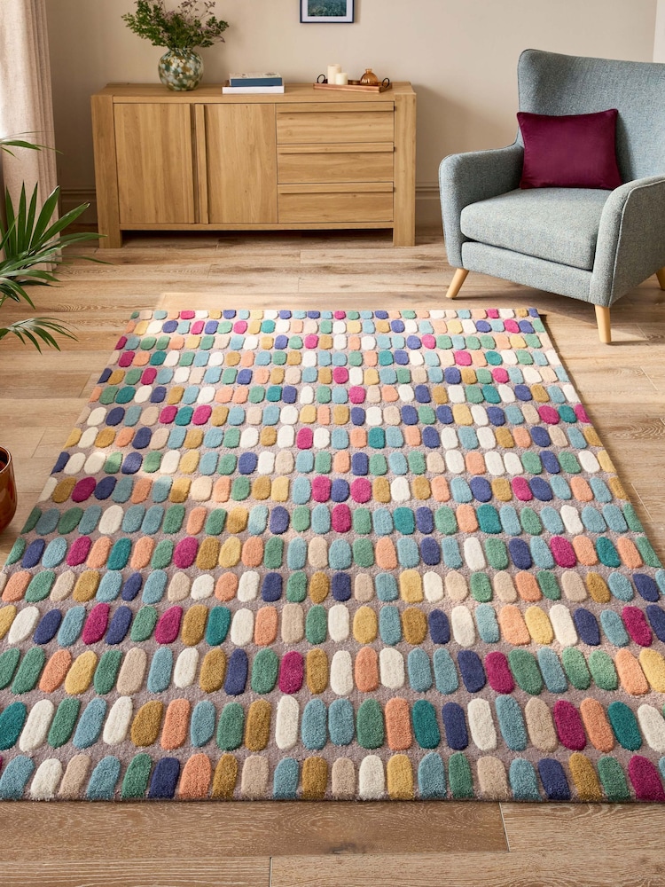 Lilac Purple Sketch Rug - Image 2 of 5 Lilac Purple Sketch Rug - Image 2 of 5