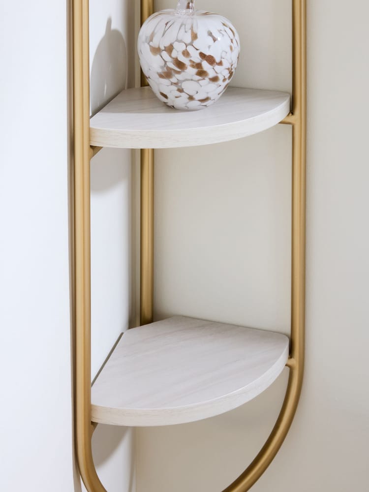 Light Natural Mia Corner Shelf - Image 2 of 4