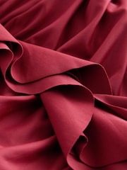 Berry Wine Tummy Control Frill Bandeau Swimsuit - Image 8 of 9