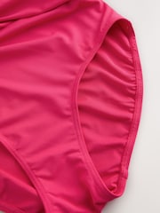 Růžová - Tvarující plavkové šaty s bříškem a sukní - Obrázek 4 z 4