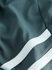 Teal Green Active High Neck Crop Bikini Top - Image 7 of 9