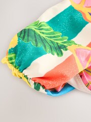 Red/Green Tropical Roll Top Bikini Bottoms - Image 6 of 8