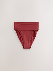 Berry Wine High Waist High Leg Roll Top - Image 5 of 8