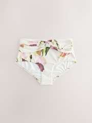 Floral crem/violet cu lalele - Bikini - Imaginea 6 din 9