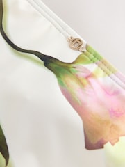 Floral crem/violet cu lalele - Bikini - Imaginea 9 din 9