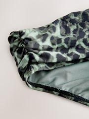 हरियो/कालो चितुवाको छाप - Bikini बटम्स - 7मध्ये 6 तस्बिर