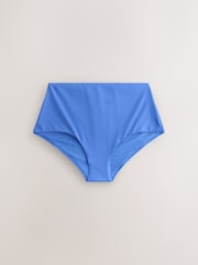 Cornflower Blue High Waist Bikini Bottoms - Image 1 of 4