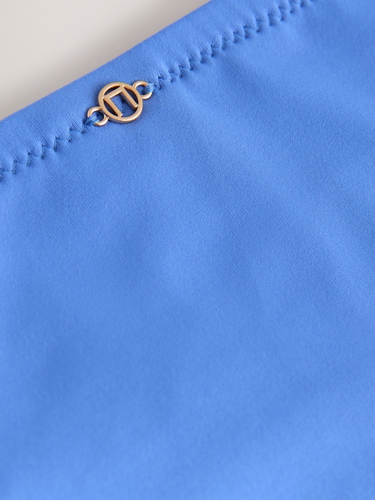 Cornflower Blue High Waist Bikini Bottoms - Image 4 of 4