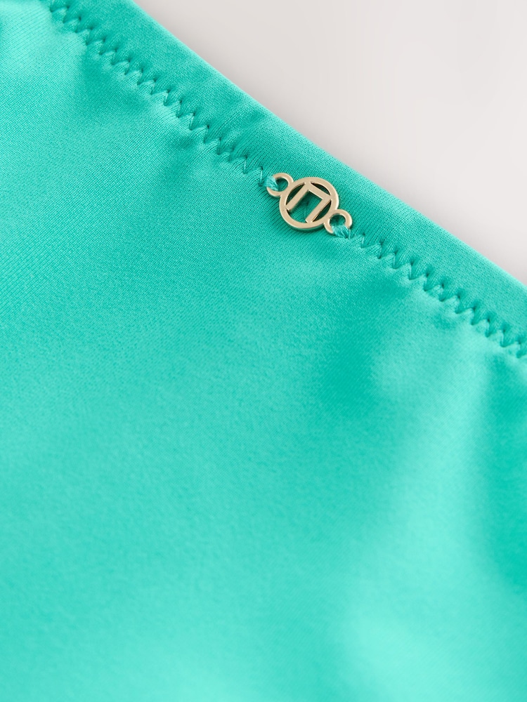 Green Tie Side Bikini Bottoms - Image 9 of 9