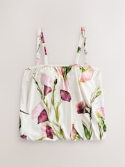 Cream Tulpen-Print - Blouson-Tankini-Top - Bild 5 von 8