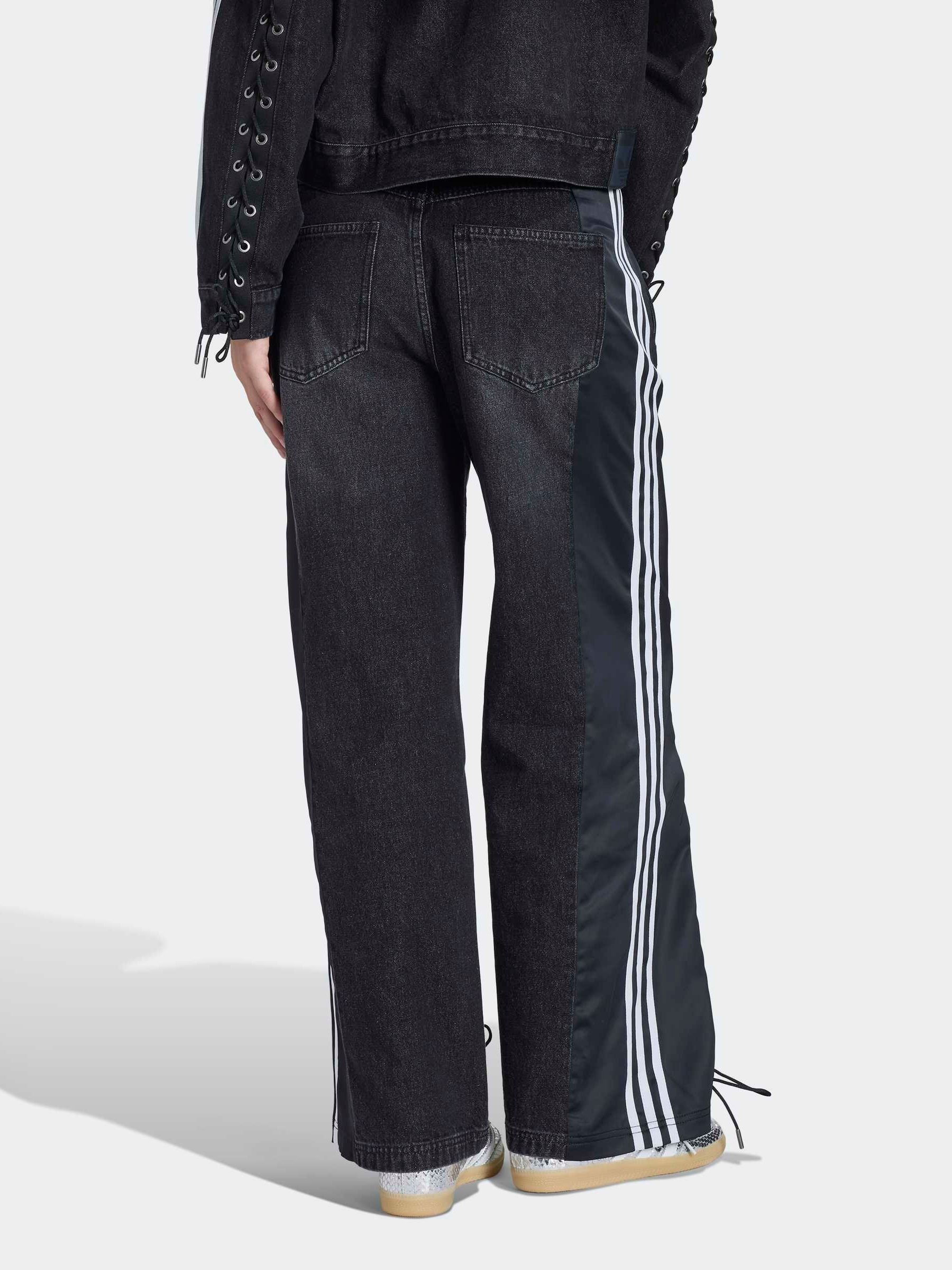 Buy adidas Originals Black Lace Firebird Denim Trousers from Next USA