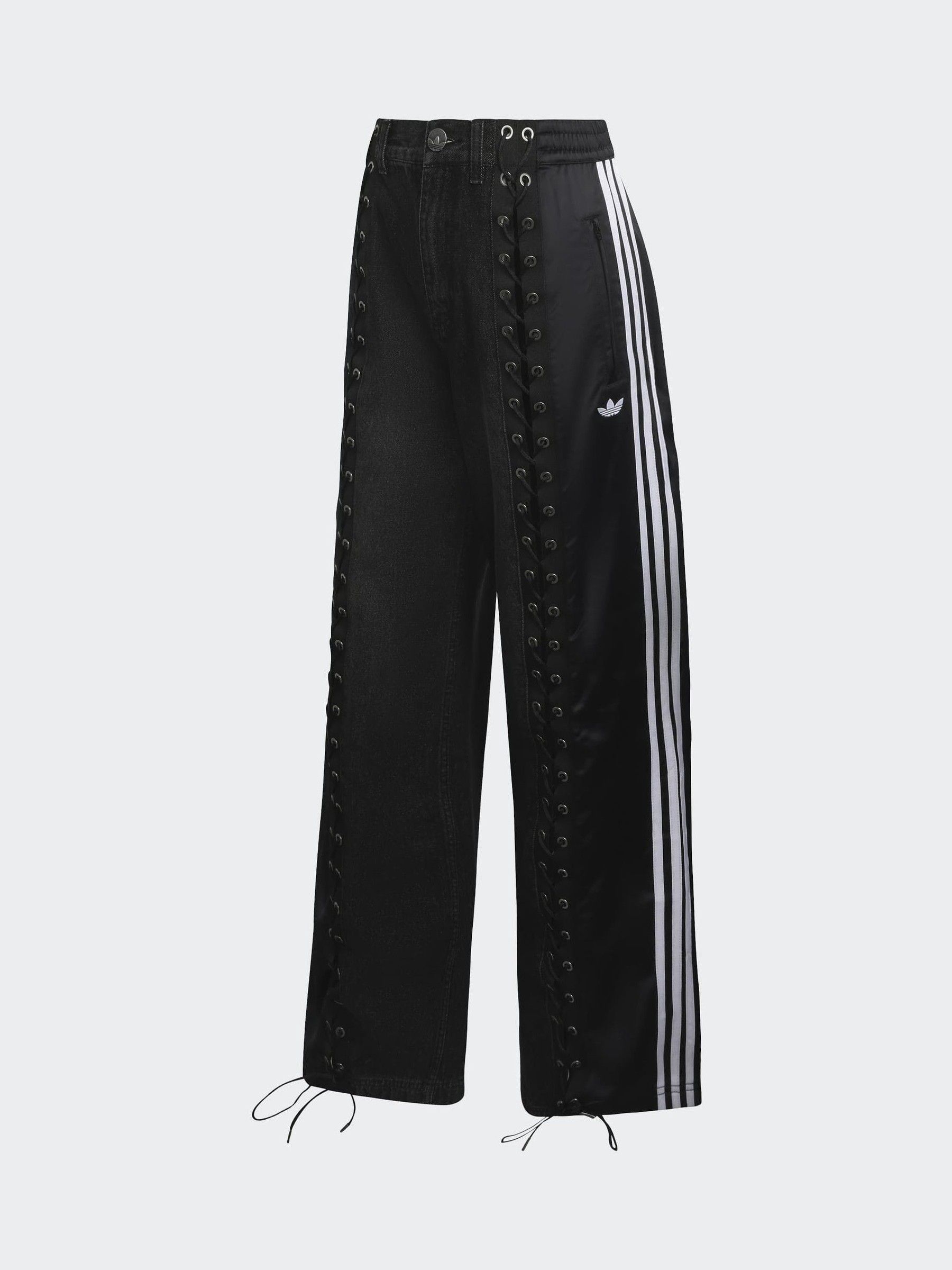 Buy adidas Originals Black Lace Firebird Denim Trousers from Next USA