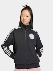 adidas Originals Black Tulle Lace Fit Firebird Track Top - Image 2 of 6