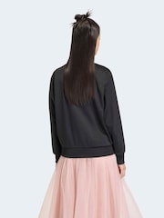 adidas Originals Black Tulle Lace Fit Firebird Track Top - Image 4 of 6