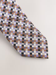 Neutral Pattern Tie - Image 4 of 5