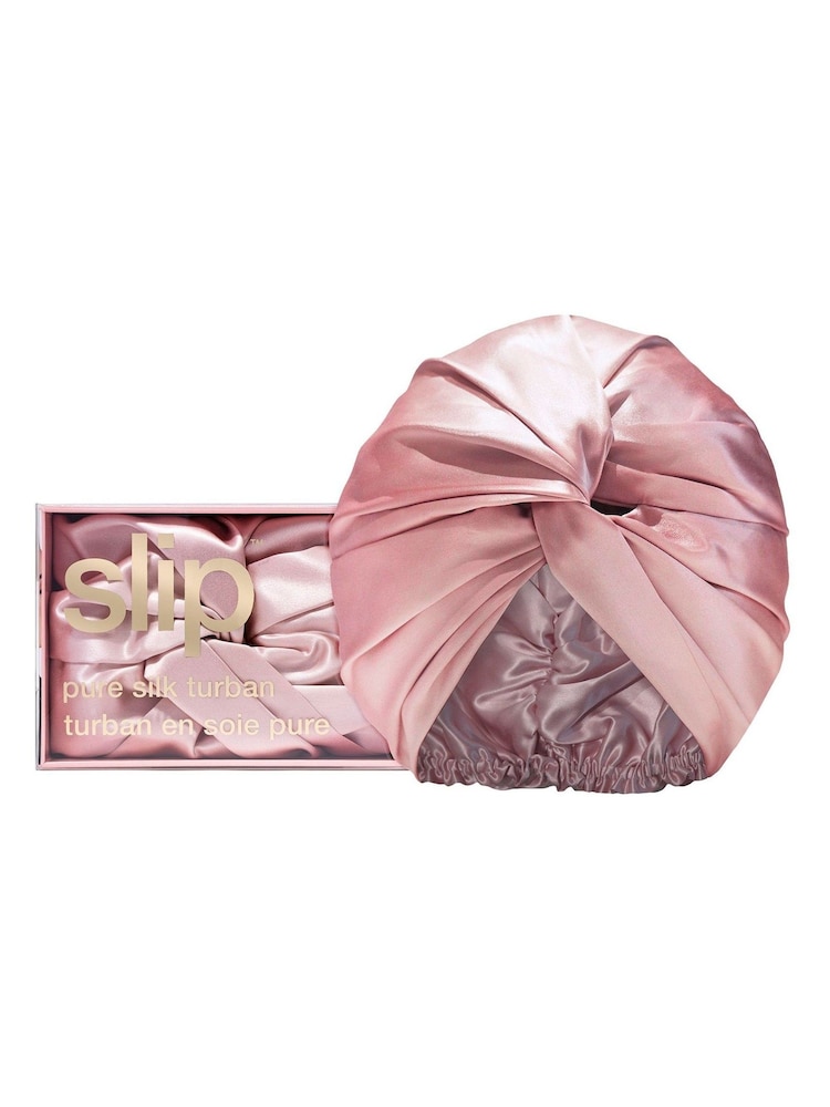 Slip Double 100% Pure Silk Lined Hair Turban - Image 1 of 5