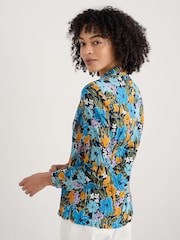 Azul marino - Camiseta de algodón 100 % con estampado Poisson de Seasalt Cornwall - Imagen 2 de 6
